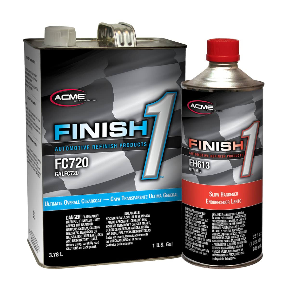 Sherwin Williams Finish 1 Ultimate Overall Clearcoat. FC720. 1gal /With Hardener (hardener Slow - FH613)(128 Fl Oz (Pack Of 1))